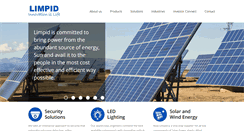 Desktop Screenshot of limpidtechnologies.com